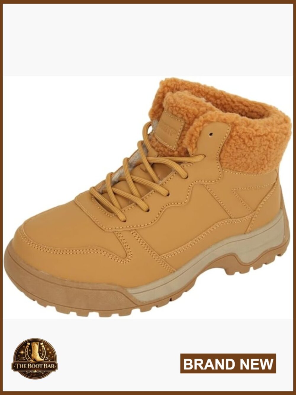 Winter Snow Boots for Women Warm Ankle Booties Anti-Slip Hiking Lightweight